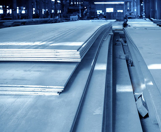 sheet plates in factory